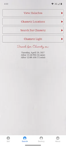 No Chametz!