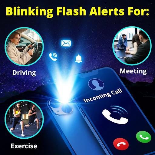 Flash Alerts LED - Call, SMS screenshot 1