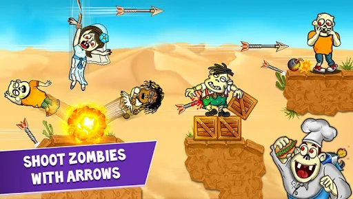 Zombie Shooting: Archery Games screenshot 1