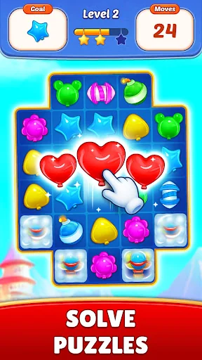 Balloon Pop: Match 3 Games