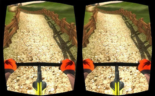 VR - MTB Downhill bicycle raci