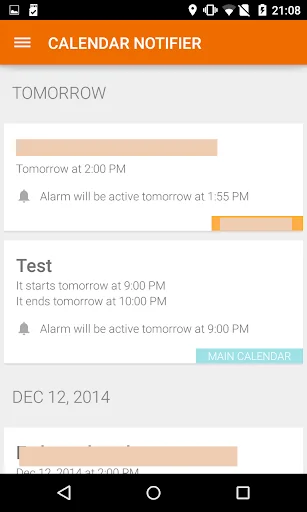Events Notifier for Calendar screenshot 2