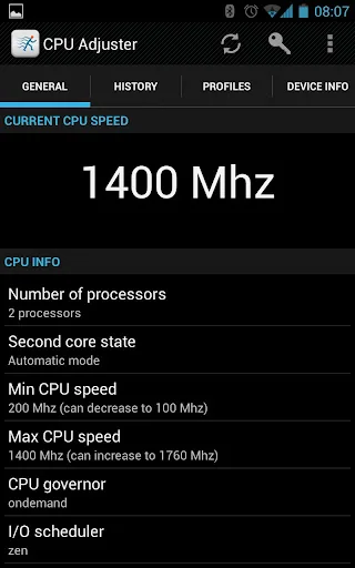 CPU Adjuster