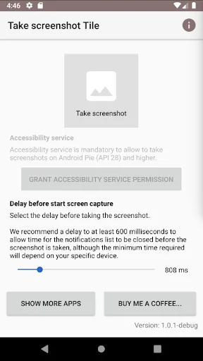 Take Screenshot Tile screenshot 1