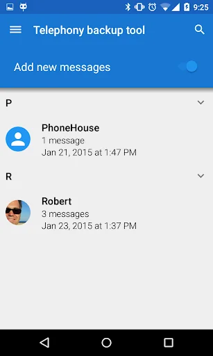 Telephony Backup (Calls & SMS) screenshot 4