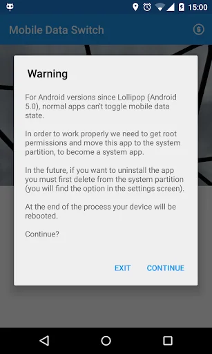 Mobile Data Switch