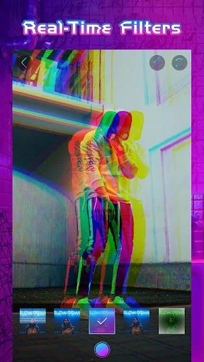 Glitchy - psychedelic camera f screenshot 1