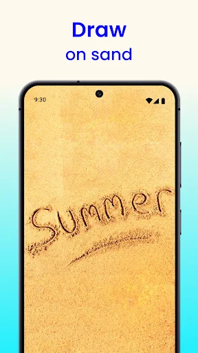 Draw on Sand Live Wallpaper screenshot 1