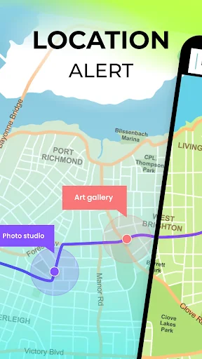 Location Alert - GPS Alarm screenshot 1