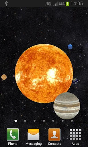Solar System 3D Live Wallpaper screenshot 3