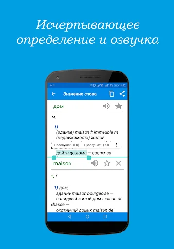 Французско-русский словарь screenshot 2