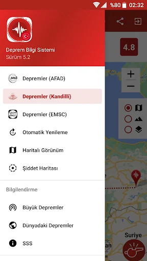 Deprem Bilgi Sistemi screenshot 2