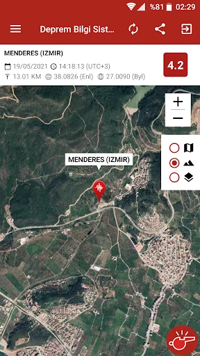 Deprem Bilgi Sistemi screenshot 3