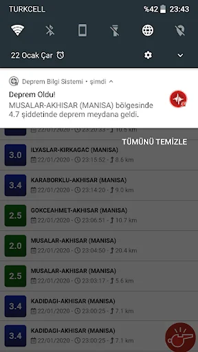 Deprem Bilgi Sistemi screenshot 4