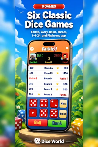Dice World - 6 Games in One!