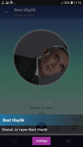 Sherali Jo`rayev qo'shiqlari