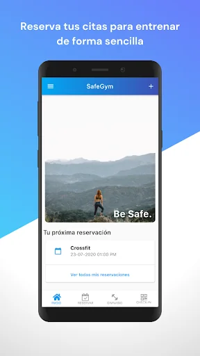 Safe Gym - Reservaciones screenshot 1