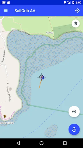 Anchor Alarm  - SailGrib AA
