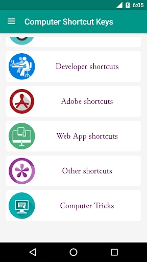 Computer Shortcut Keys screenshot 2
