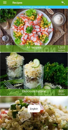 Salad recipes screenshot 1