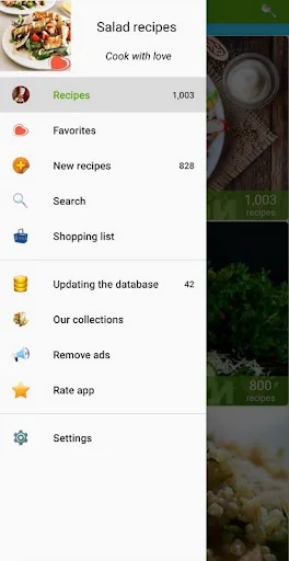 Salad recipes screenshot 2