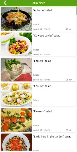 Salad recipes screenshot 3