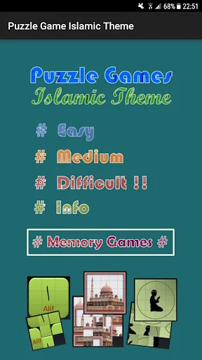 Puzzle Game Islamic Theme
