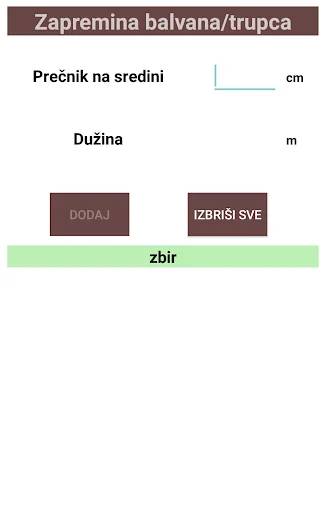 Kubičnica za izračunavanje vol