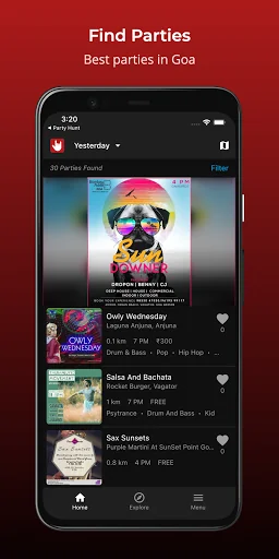 Party Hunt - Live Music Events
