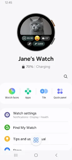 Galaxy Wearable screenshot 2