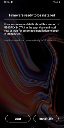 Knox E-FOTA screenshot 2