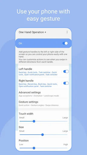 One Hand Operation + screenshot 2