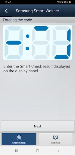 SAMSUNG Smart Washer/Dryer screenshot 3