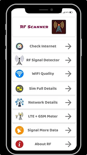 RF Signal Detector - RF Wifi screenshot 1