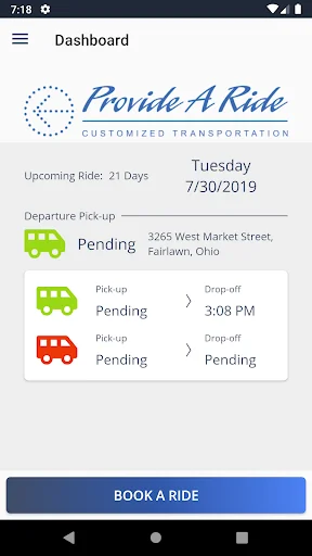 Provide a Ride screenshot 1