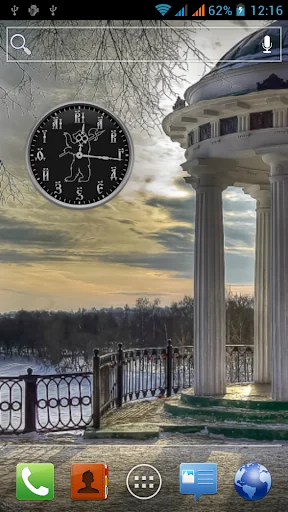 Виджет старинные часы screenshot 3
