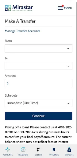 Mirastar Mobile Banking screenshot 4