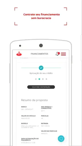Santander Financiamentos screenshot 1
