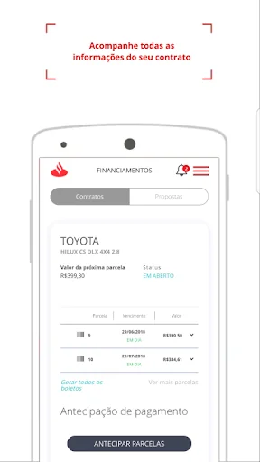 Santander Financiamentos screenshot 2
