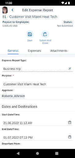 SAP Business ByDesign Mobile screenshot 3