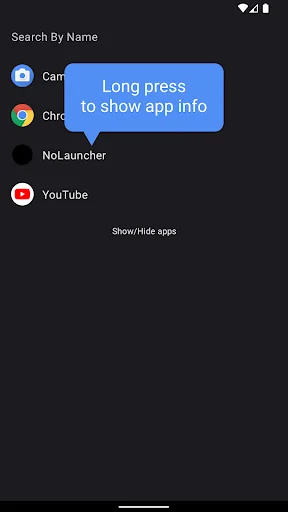 NoLauncher (Only 0.8MB) screenshot 4