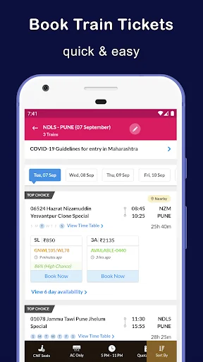 Indian Train Status - minits screenshot 2