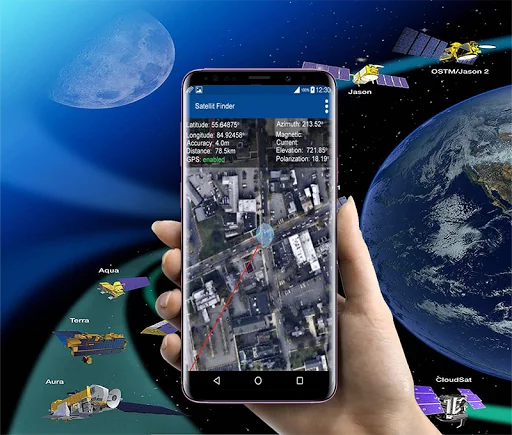 Satellite Finder compass