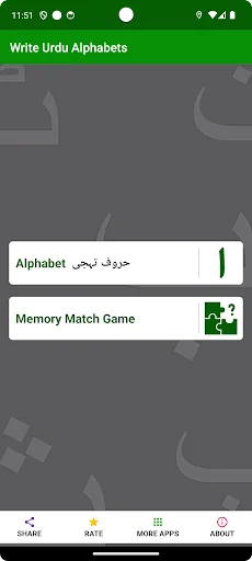 Write Urdu Alphabets