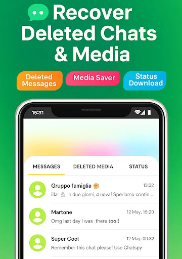 CTSV: Recover Deleted Messages
