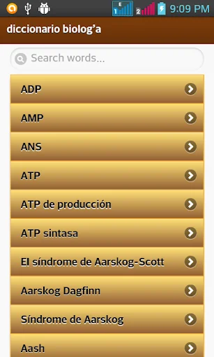 diccionario Biología