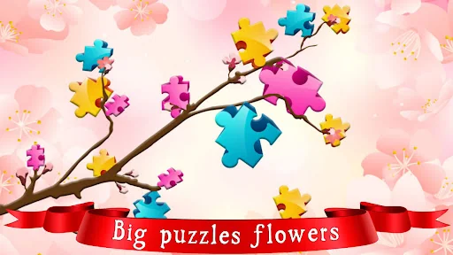 Big puzzles flowers