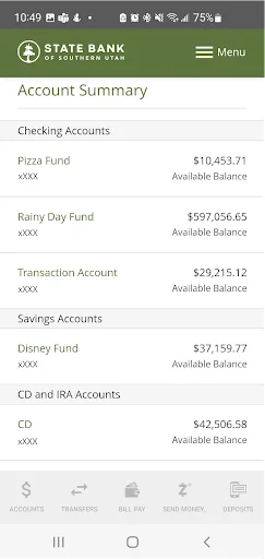 SBSU-State Bank Southern Utah screenshot 2