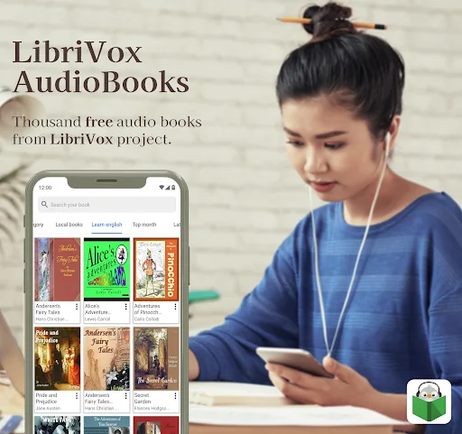 LibriVox: Audio bookshelf screenshot 1