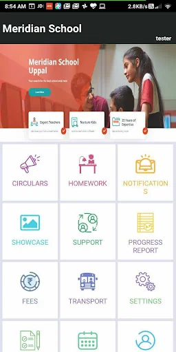 Meridian School Uppal App